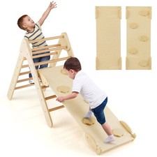 2-in-1 Wooden Toddler Climbing