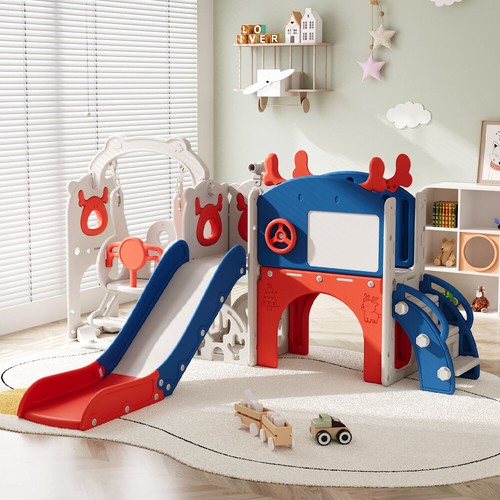 Kids slide swing - &, set