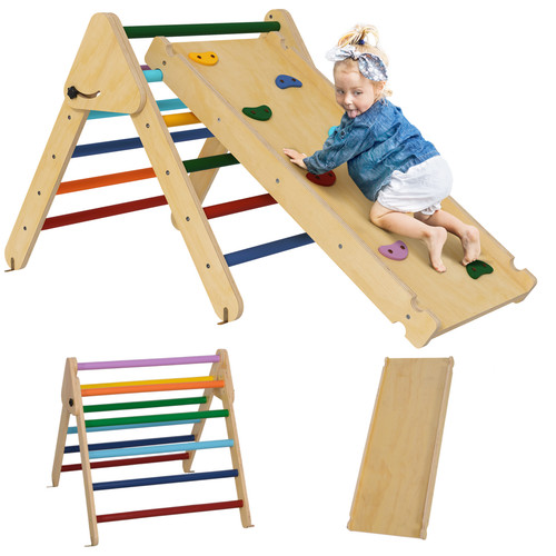 Toddler climbing frame wooden - toddler,