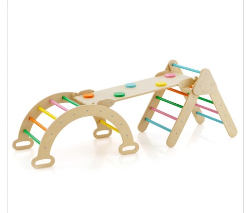 Multicolour triangle climbing - multicolour,