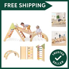 3in1 Wooden Climbing Frame for