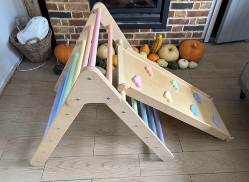 Wooden pikler style - style, triangle