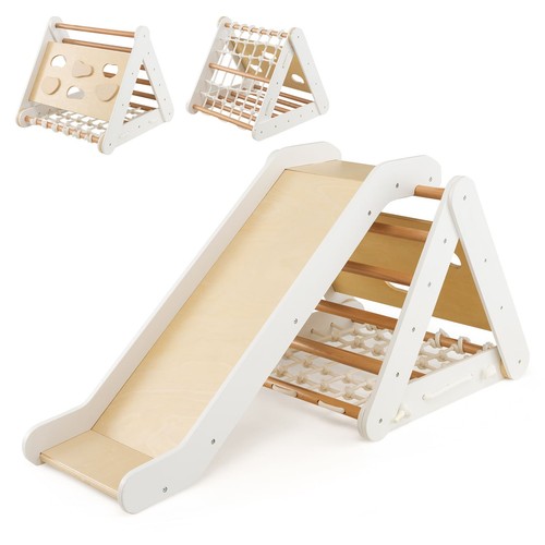 Indoor wooden triangle climber - triangle,